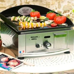Camif Planchas>ROLLER GRILL Plancha 400x400 électrique
