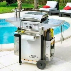 Camif Accessoires Planchas Et Barbecues>ROLLER GRILL Support essuie-tout et porte-condiments pour désserte CHPS400