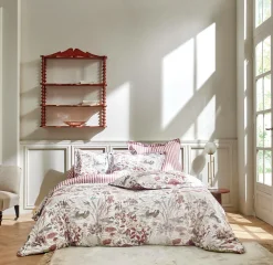 Camif Draps|Taies D'Oreiller>SANDERSON Drap satin Water garden - - 180 x 290 cm