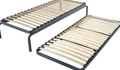 Camif Sommiers Gigognes Et Pliables|Sommiers 90 X 190 Cm>Sommier gigogne métallique à lattes - 80 x 190 cm