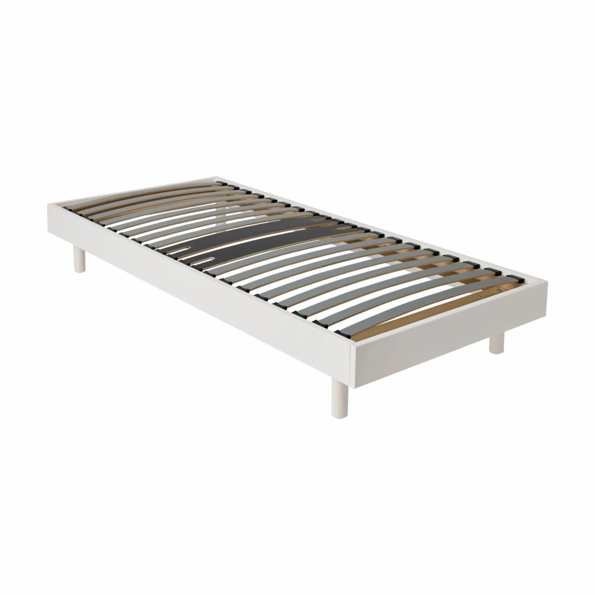 Camif Sommiers 90 X 190 Cm|Sommiers 140 X 190 Cm>Sommier kit décor bois Elian - - 90 x 190 cm
