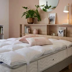 Camif Surmatelas|Surmatelas>Surmatelas moelleux en Plume de canard, Cali - 80 x 200 cm