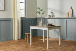 Camif Tables À Manger|Tables>Table à manger carrée décor bois et blanc 2 à 4 personnes Adeline