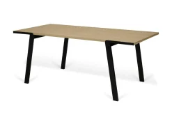 Camif Tables À Manger|Tables>Table à manger rectangulaire bois pieds métal noir 6 personnes Drift -