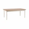 Camif Tables À Manger|Tables>Table à manger rectangulaire extensible bois et blanc 6 à 10 personnes Apolline