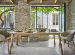Camif Tables À Manger|Tables>Table à manger rectangulaire bois avec rallonges en option Adèle - 200 x 98 cm