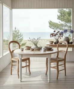 Camif Tables À Manger|Tables>Table à manger ronde extensible bois 4 à 8 personnes Apolline