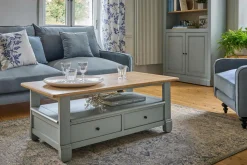 Camif Tables Basses>Table basse bois massif 2 tiroirs Embellie -