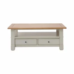 Camif Tables Basses>Table basse bois massif 2 tiroirs Embellie -