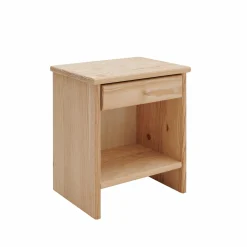 Enfant Camif Tables De Chevet Enfant|Chambres Enfant>Table de chevet 1 tiroir bois massif Iris - - Poignées Bois