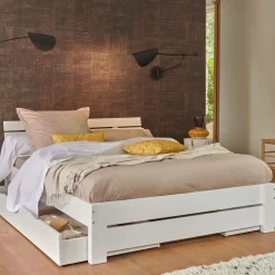 Camif Taies D'Oreiller>Taie d'oreiller percale bio Elise - - Taie d'oreiller 65 x 65 cm