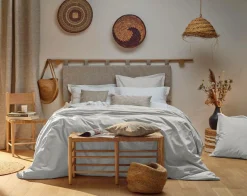 Camif Taies D'Oreiller>Taie percale bio Elise - - Taie d'oreiller 65 x 65 cm