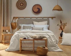 Camif Taies D'Oreiller>Taie percale bio Elise - - Taie d'oreiller 50 x 75 cm