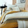Camif Housses De Couette>TRADILINGE Housse de couette percale Marlow Miel - 260 x 240 cm