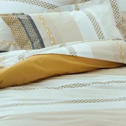Camif Taies D'Oreiller>TRADILINGE Taie d'oreiller percale Marlow Miel - 65 x 65 cm