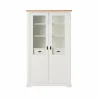 Camif Meubles Vitrines>Vaisselier blanc et bois Apolline